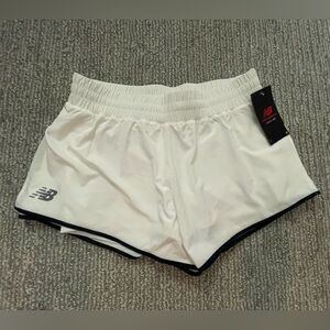 White New Balance Tennis Shorts